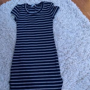 Navy stripped dress